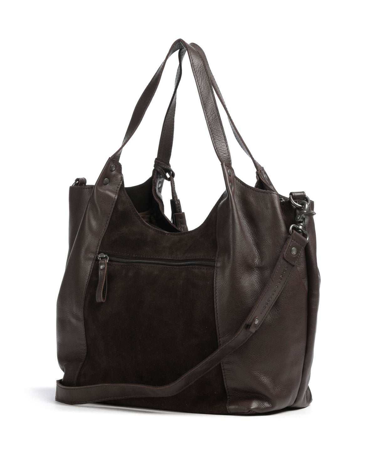 Spikes & Sparrow Suede Mix Ryana Shoppingväska