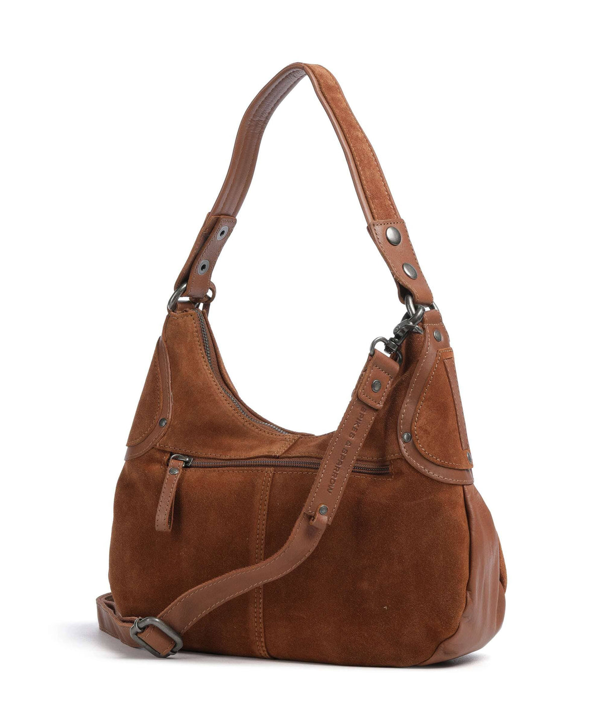 Suede Mix Anne-Lou Hoboväska #Färg_Rostbrun