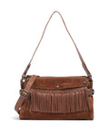 Suede Mix Madelon Axelremsväska #Färg_Rostbrun