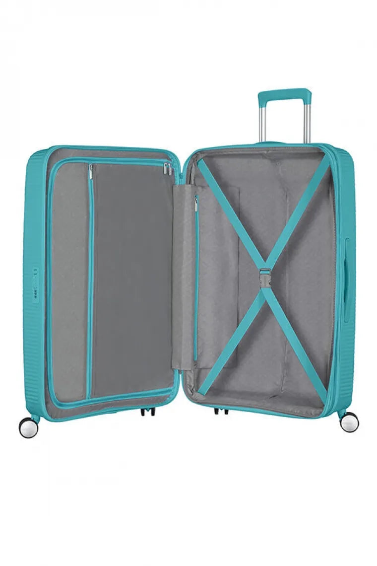 American Tourister - SoundBox 67cm - Resväska - Turkos - M