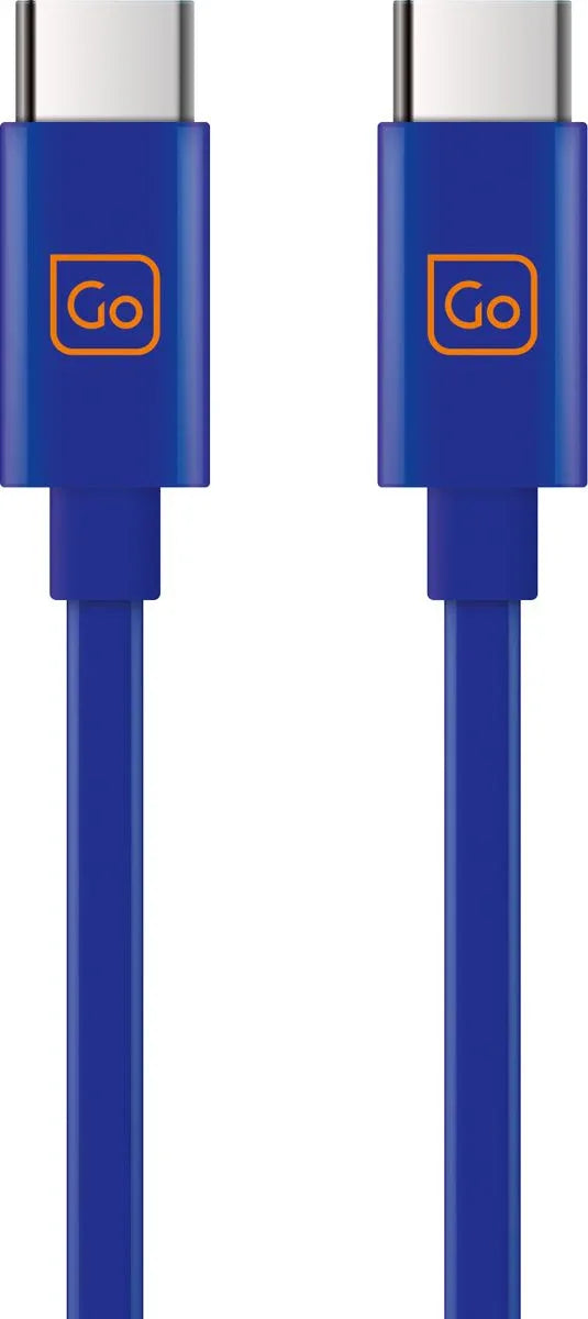 Dubbel USB-C-kabel #färg_Blå