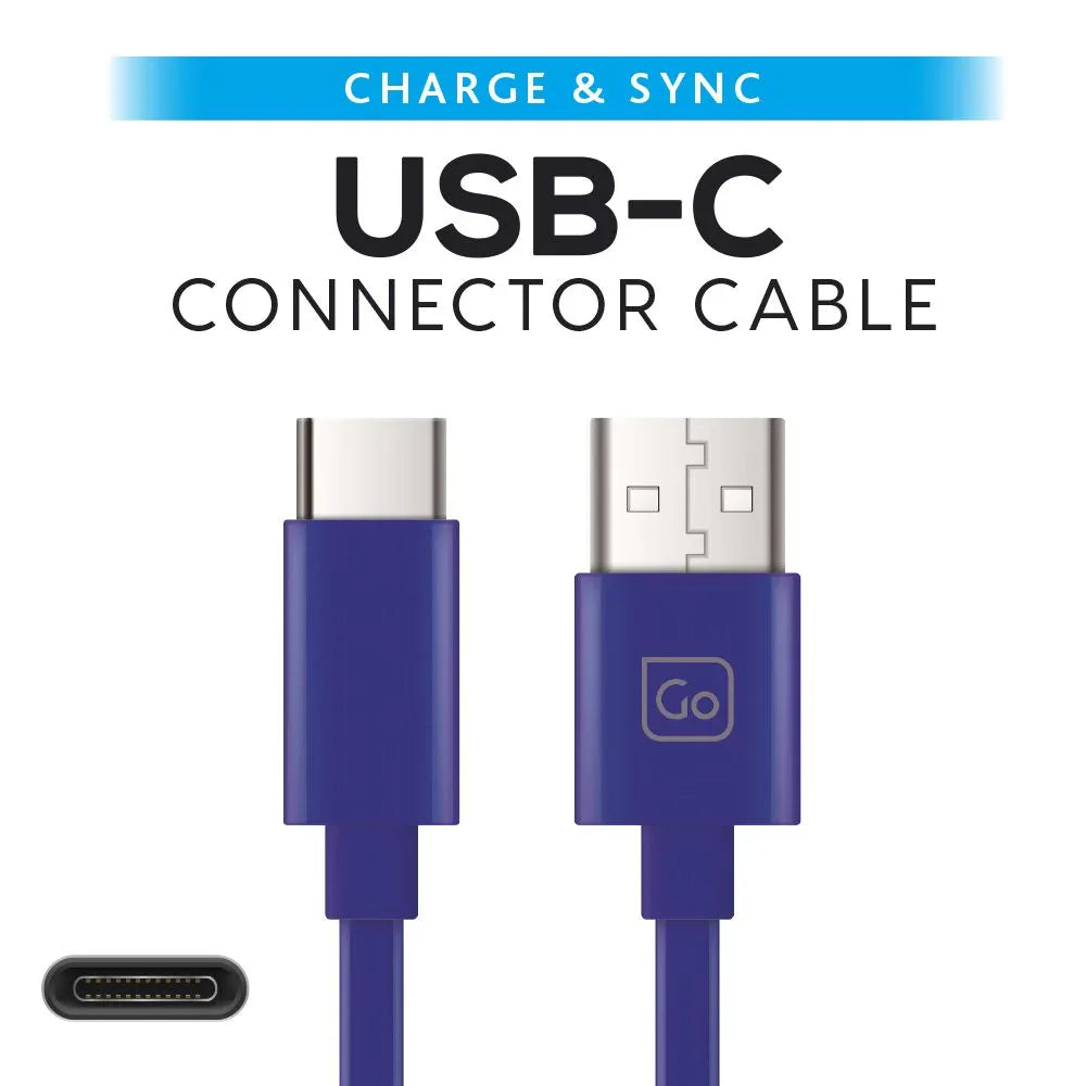 USB-C-kabel Laddare #färg_Blå