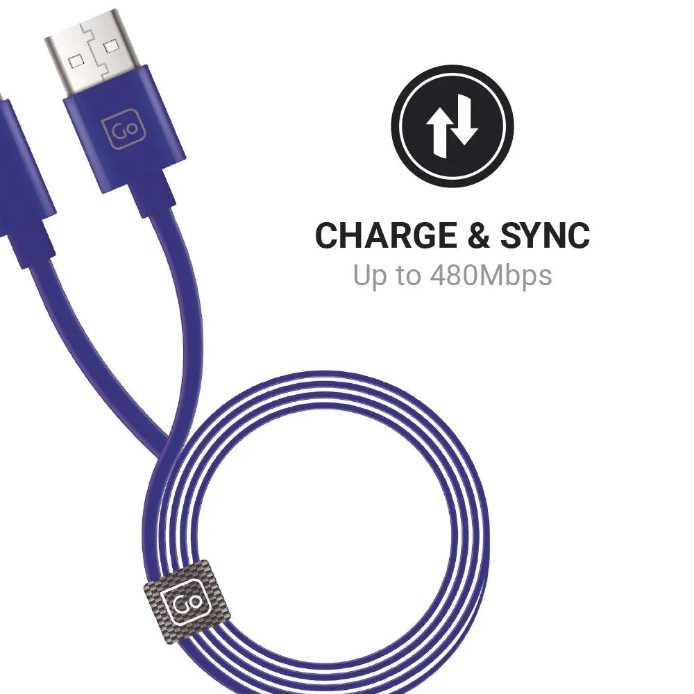 USB-C-kabel Laddare #färg_Blå
