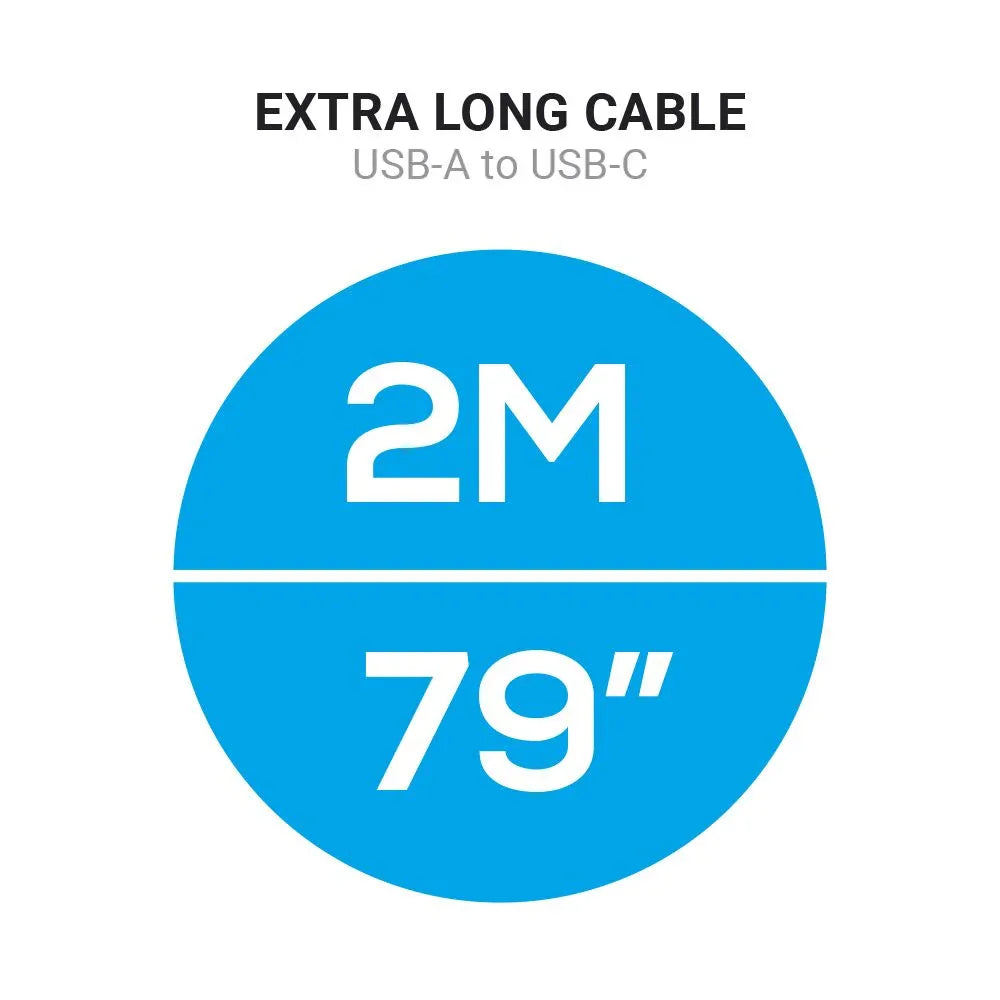 USB-C-kabel Laddare #färg_Blå