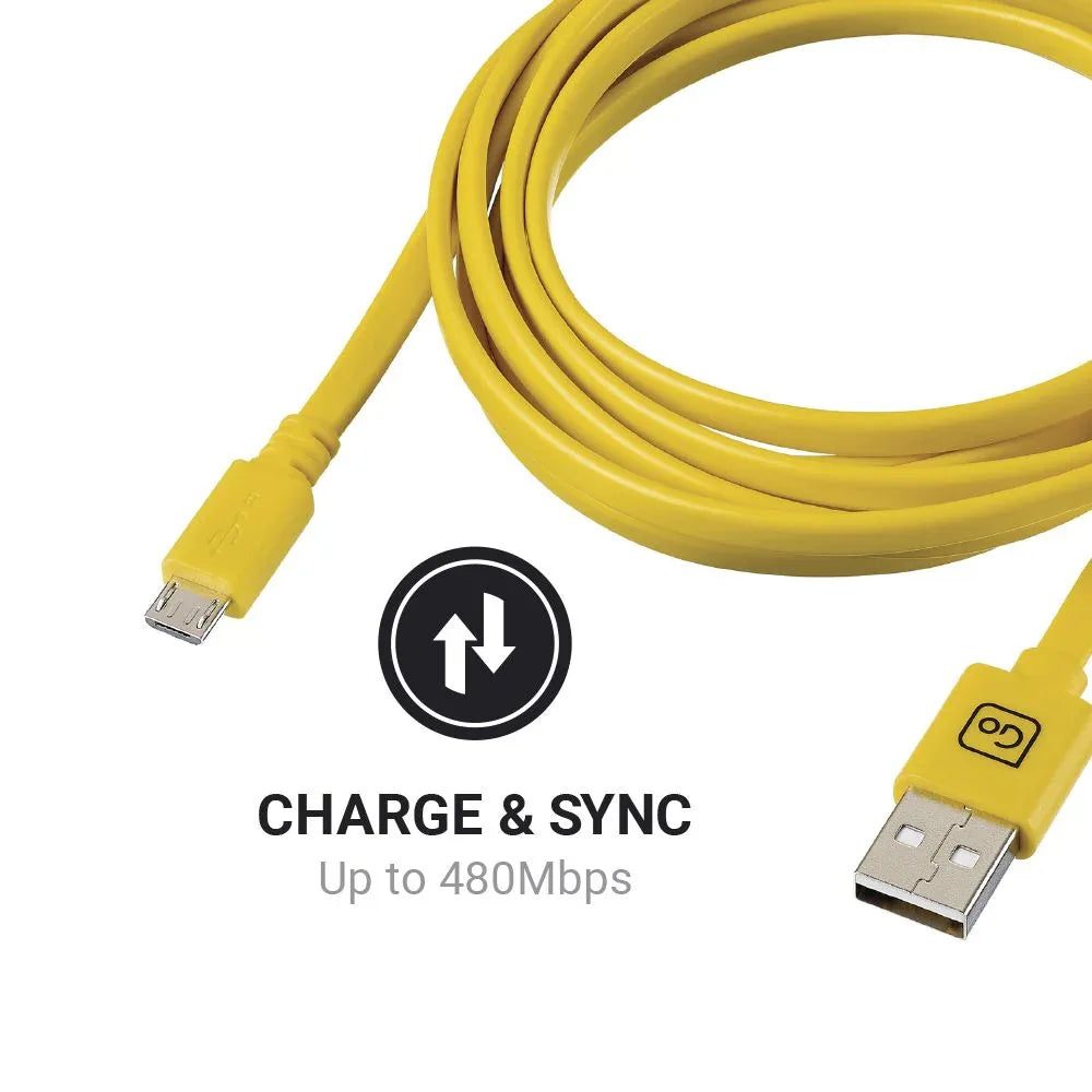 Micro-USB-kabel #färg_Sunflower