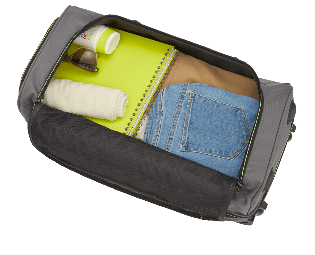 Basics Trolley travel bag S exp Duffelväska med hjul #Färg_Grå