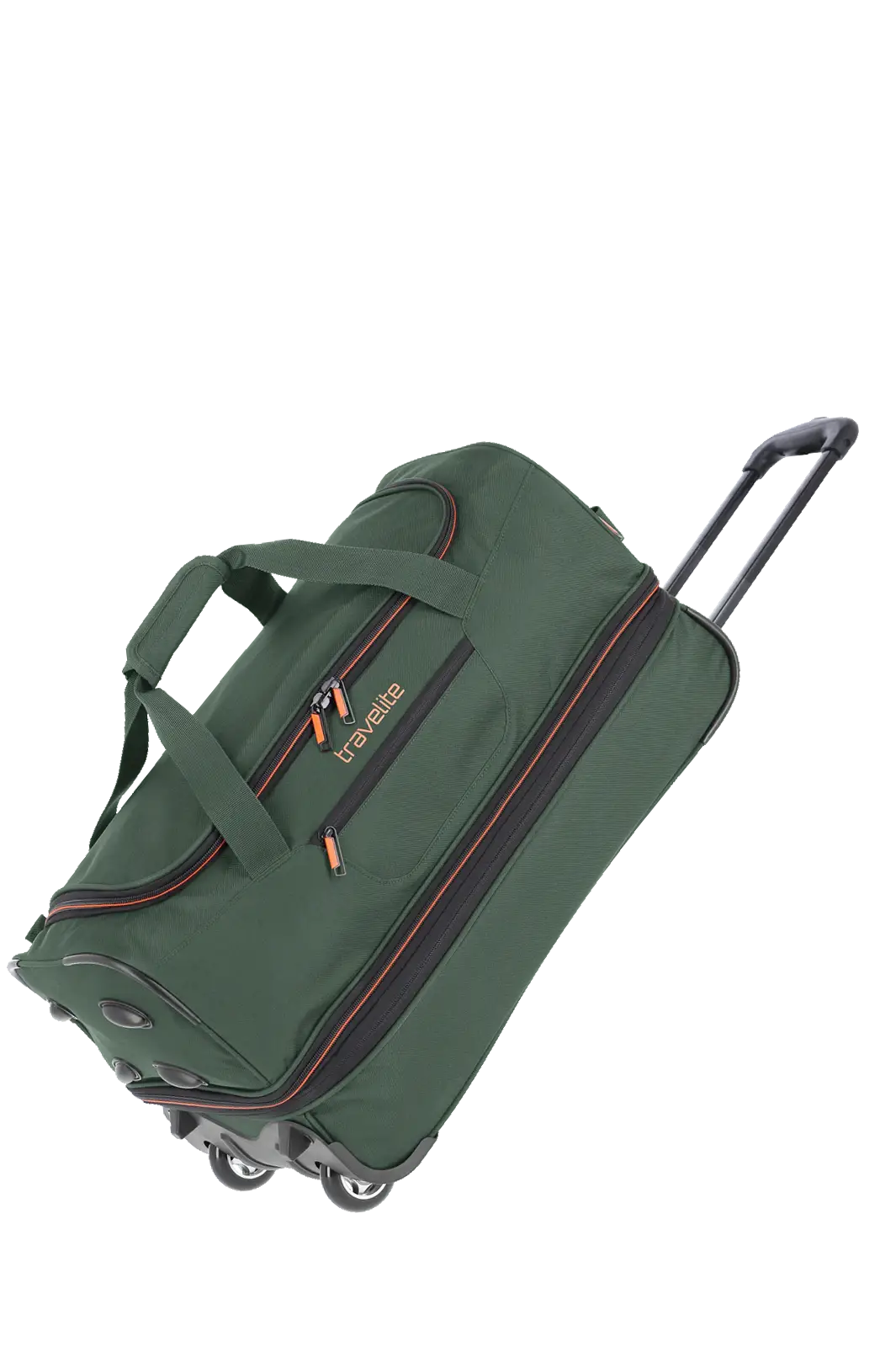 Basics Trolley travel bag S exp Duffelväska med hjul #Färg_Mörkgrön
