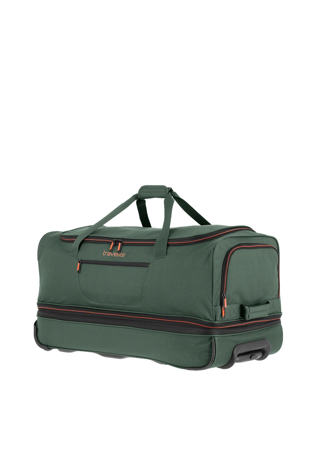 Basics Trolley travel bag L exp Duffelväska med hjul #Färg_Mörkgrön