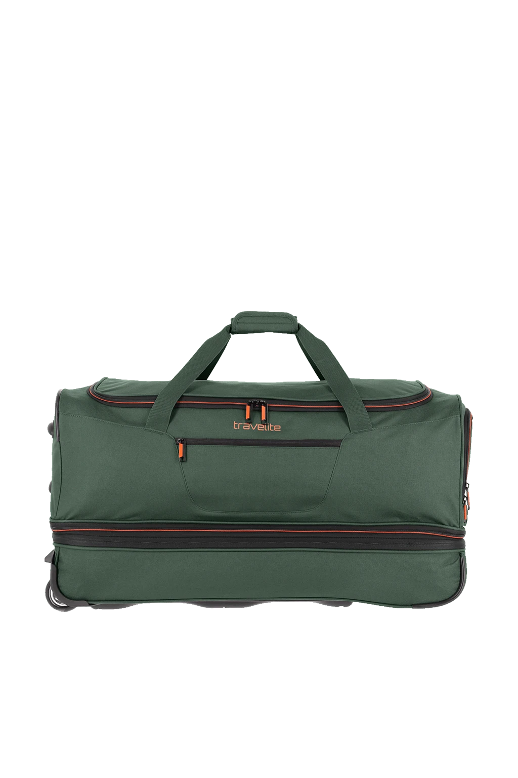 Basics Trolley travel bag L exp Duffelväska med hjul #Färg_Mörkgrön