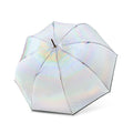 C.760 transparent käpp paraply #färg_ljusgrå