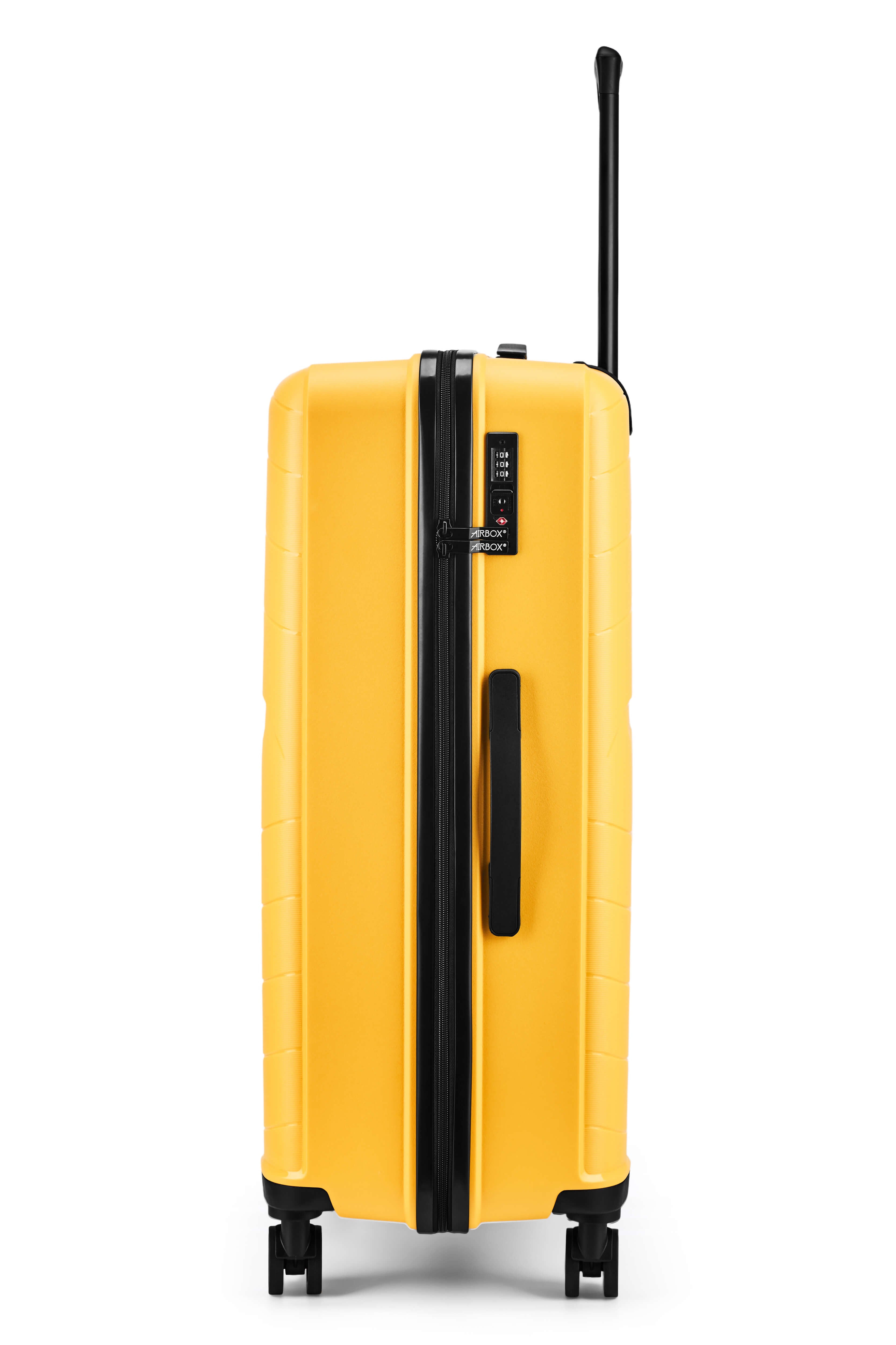 Airbox AZ13 L Resväska with hard shell, four spinner wheels, and telescopic handle for easy travel.
