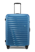 Airbox AZ18 L resväska with hard shell, four spinner wheels, and retractable handle, shown in black on smooth surface.