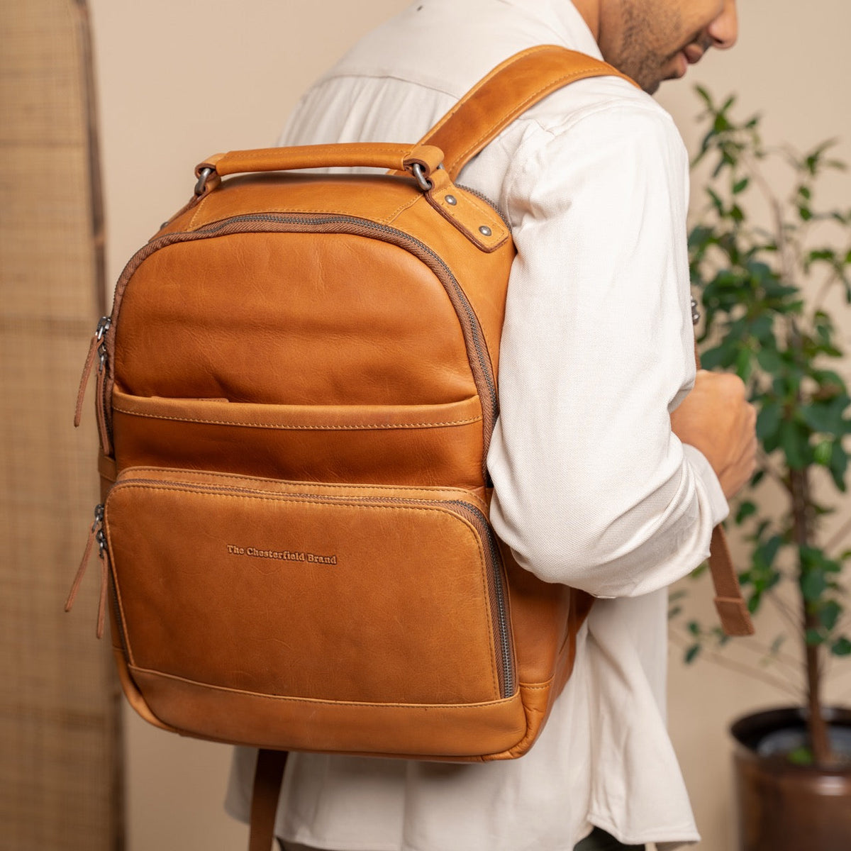 Austin Ryggsäck #Färg_Cognac