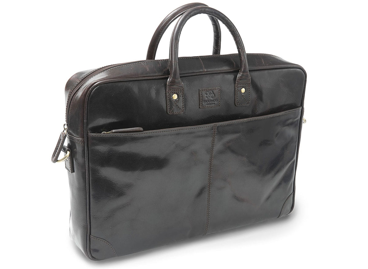 Baoobaoo - Briefcase Soft 15 Portfölj #Färg_Brun
