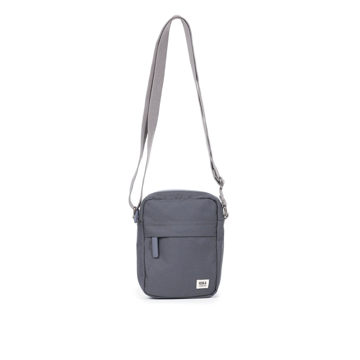 ROKA London - Bond S crossbody-väska med ficka #Färg_Faded_Black