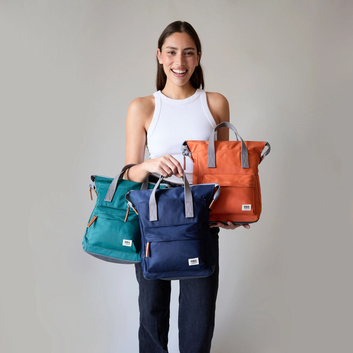 ROKA London - Bantry S ryggsäck #Färg_Grey_Tonal