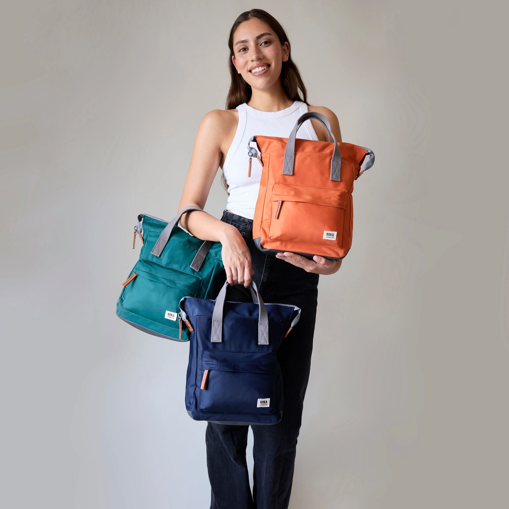 ROKA London - Bantry S ryggsäck #Färg_Indigo_Tonal