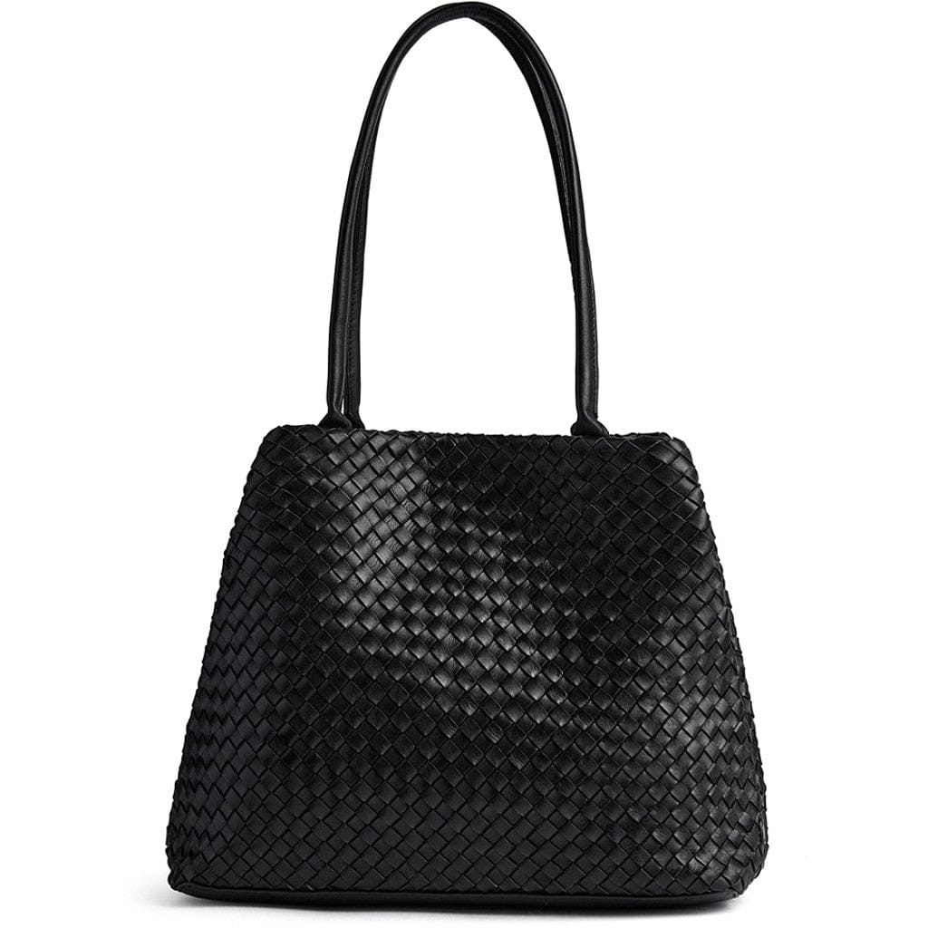 Vacker Axelremsväska 28 CM #Färg_Svart