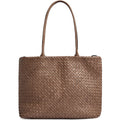 Vacker Axelremsväska 28 CM #Färg_Mörk taupe