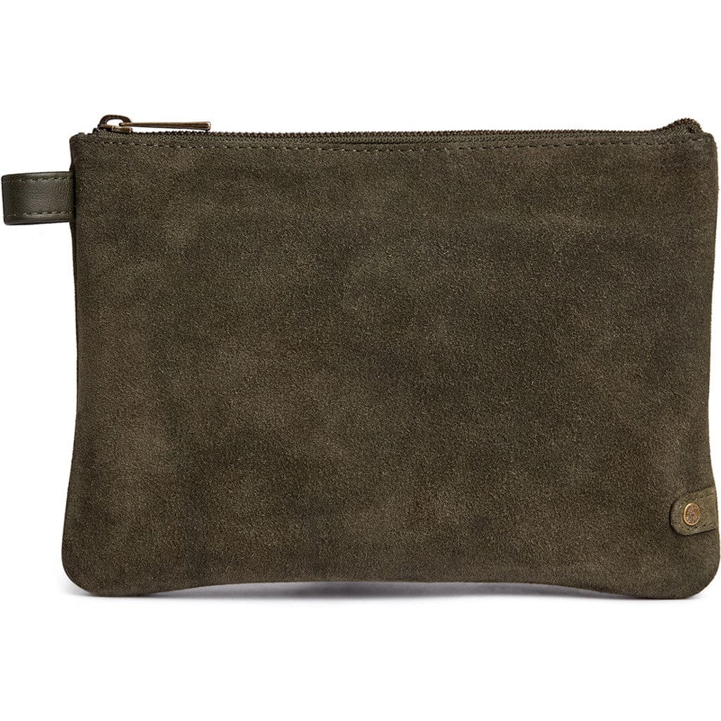 Bilbao Kuvertväska i mocka 14 CM #Färg_Armégrön