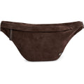 Vacker Midjeväska i mocka 19 CM #Färg_Chokladbrun