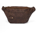 Midjeväska i mjukt läder 17 CM #Färg_Vinterbrun