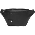 Midjeväska i mjukt läder 17 CM #Färg_Svart