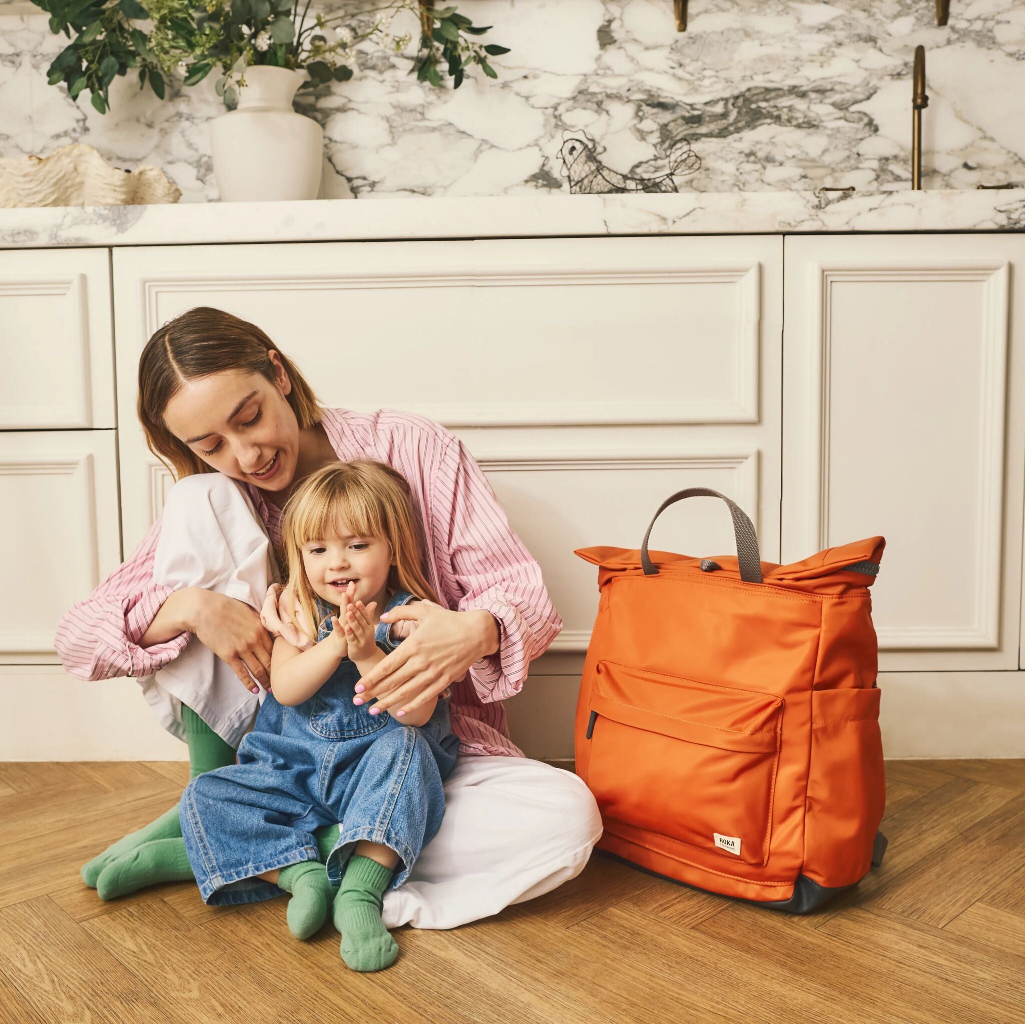 ROKA London - Primrose L skötväska #Färg_Burnt_Orange