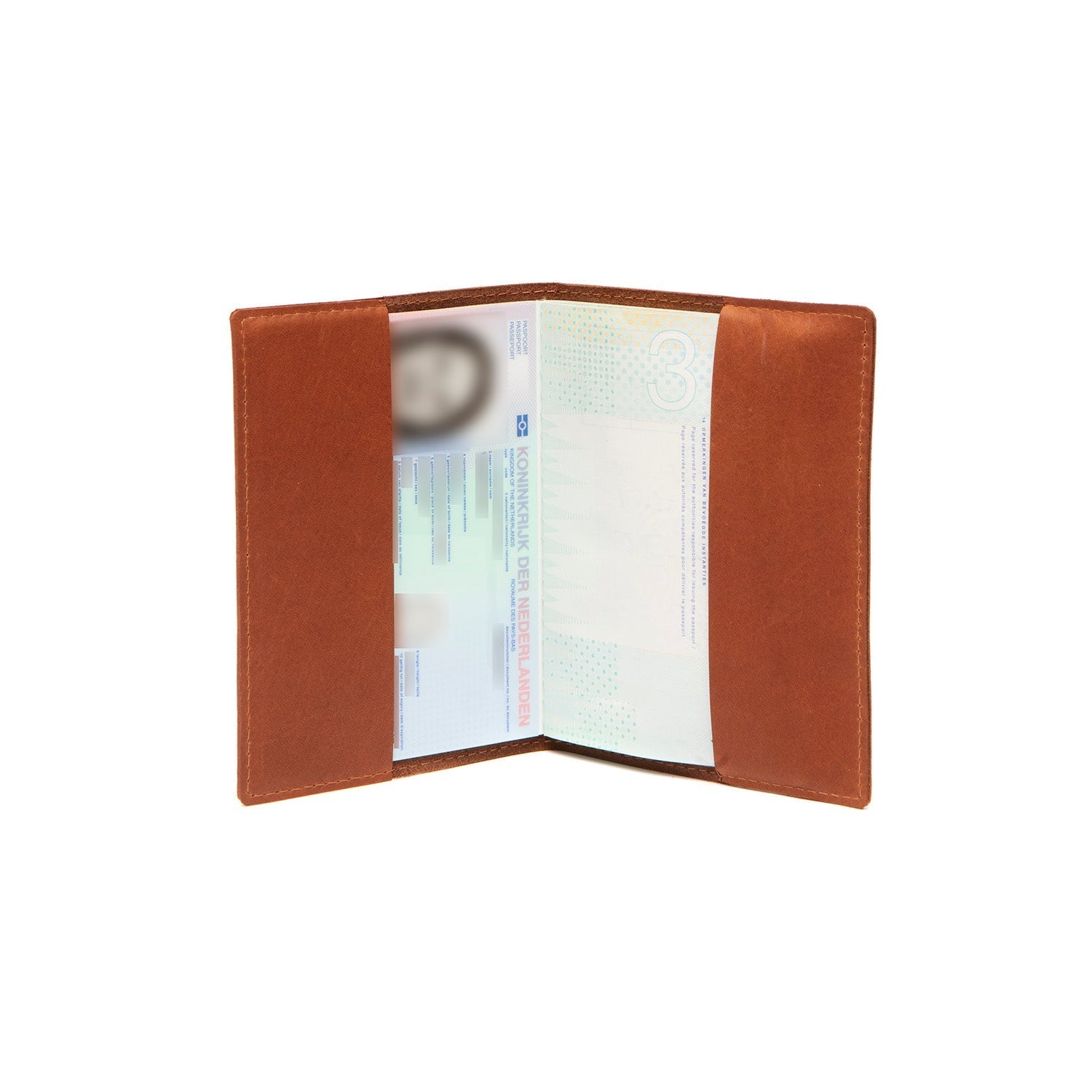 Passport Cover Passfodral #Färg_Cognac