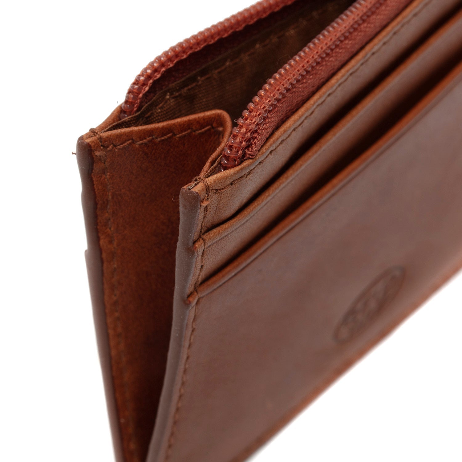 Leather Cardwallet Korthållare #Färg_Brun