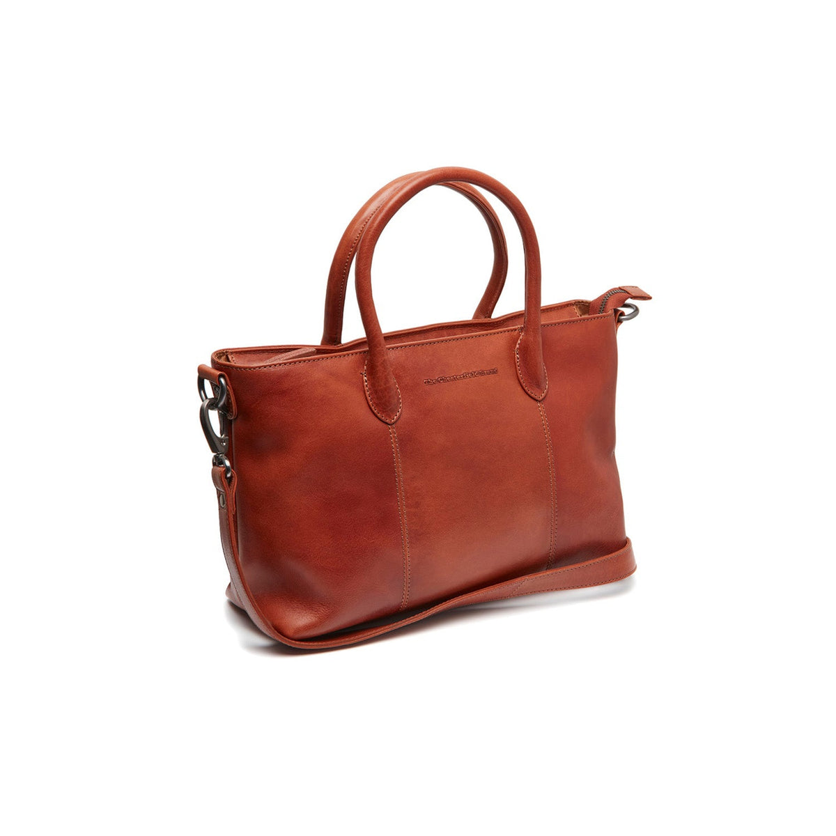Pergamino Handväska #Färg_Cognac