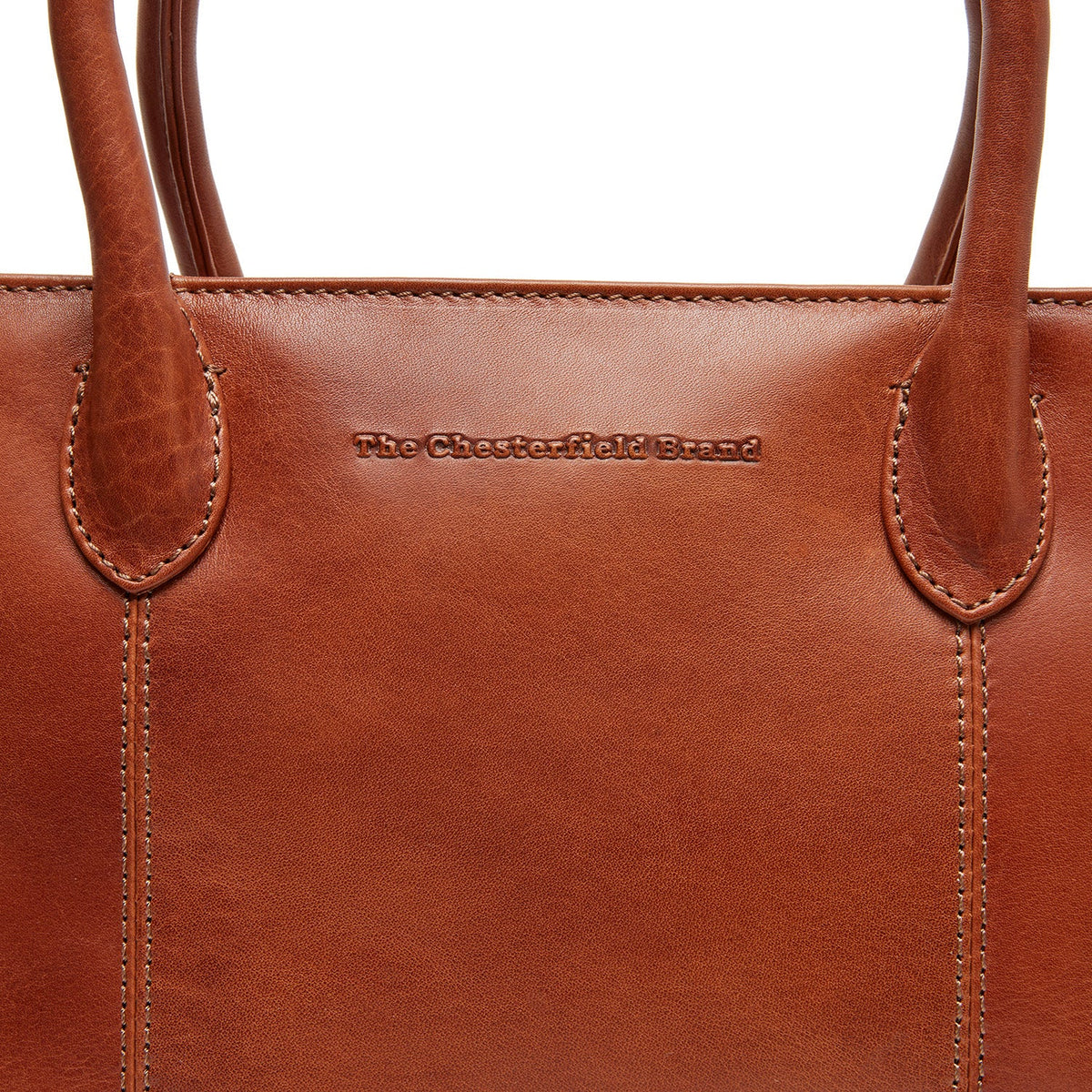 Pergamino Handväska #Färg_Cognac