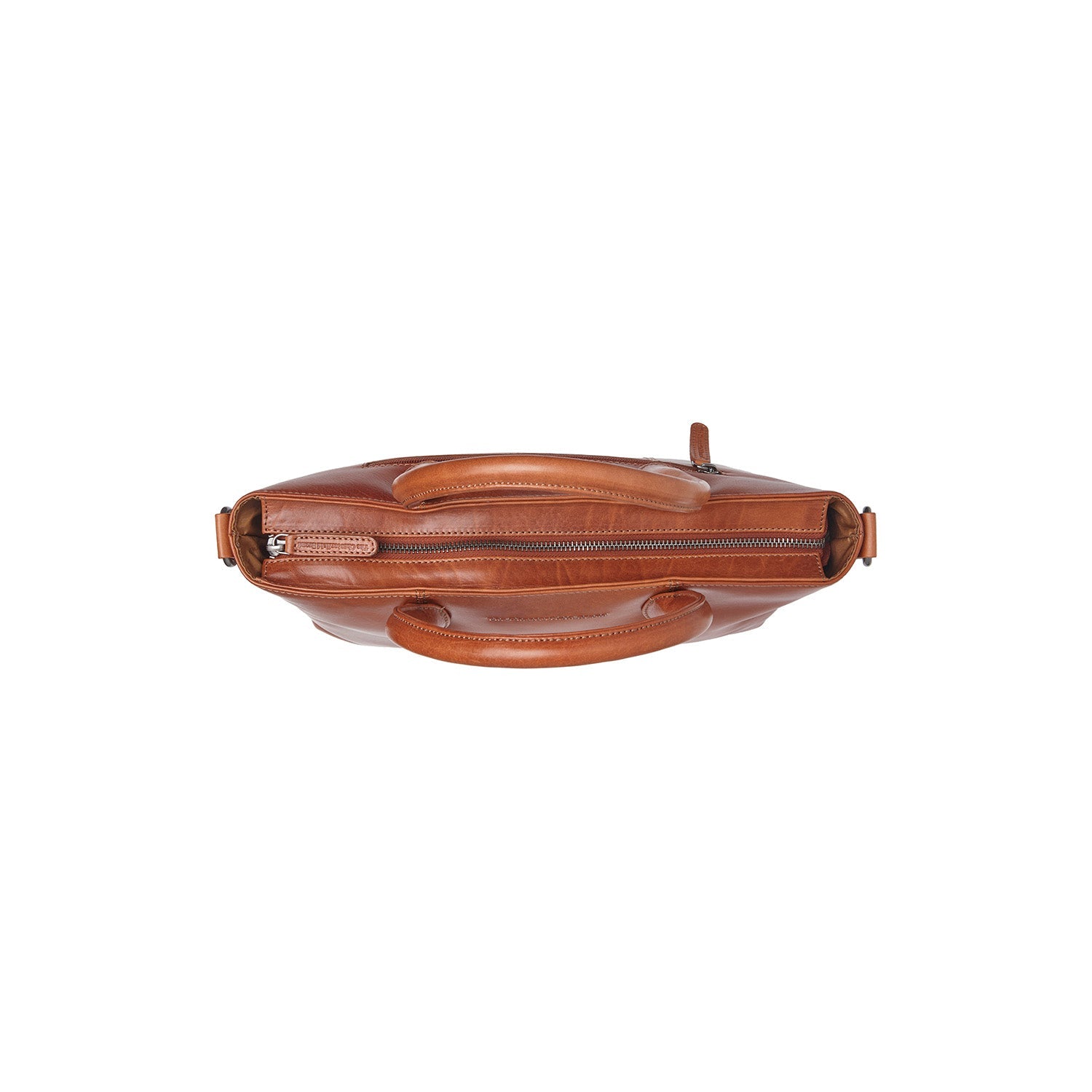 Pergamino Handväska #Färg_Cognac