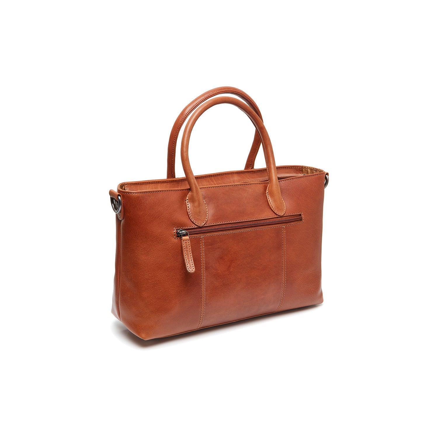 Pergamino Handväska #Färg_Cognac