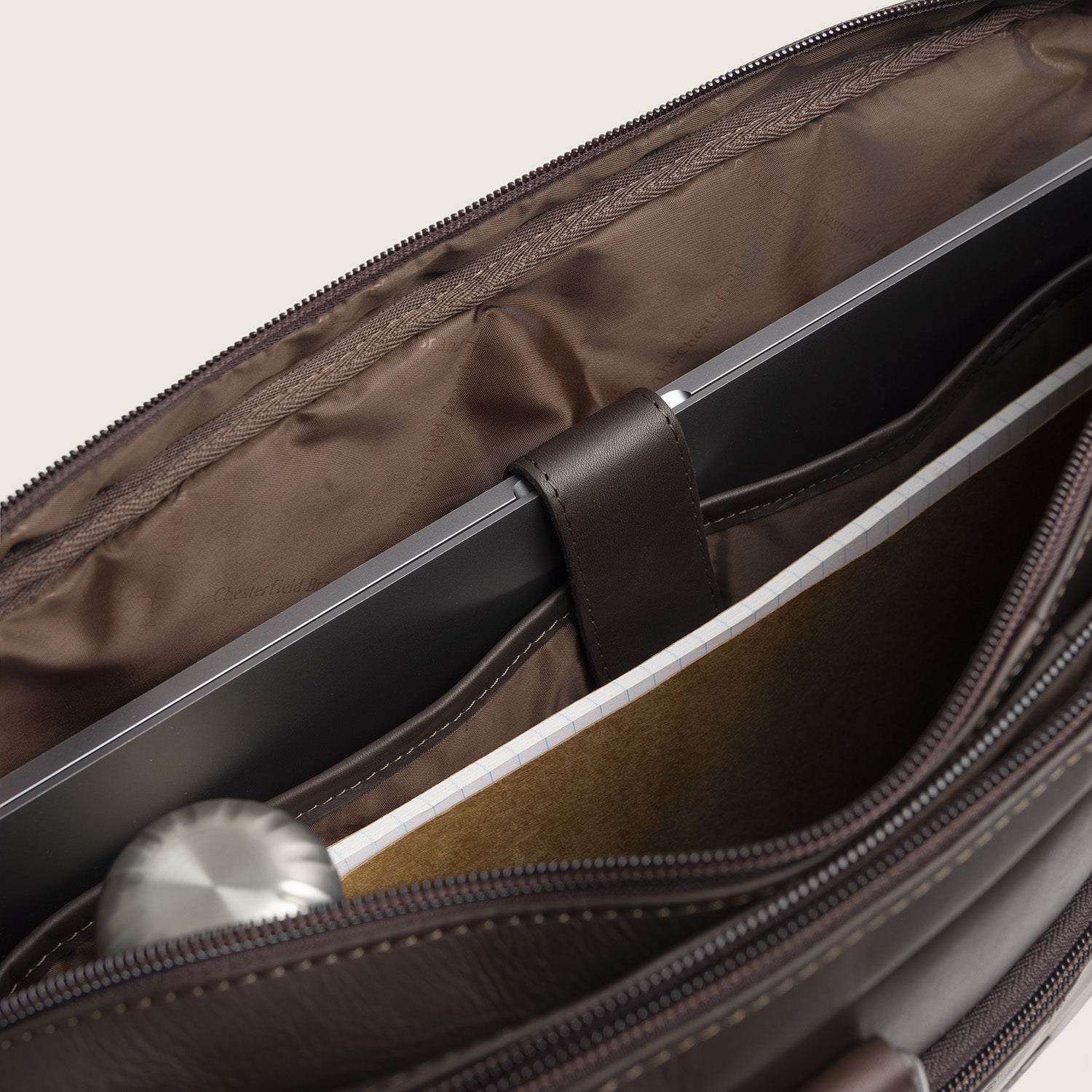 The Chesterfield Brand - Seth Laptopväska #Färg_Brun