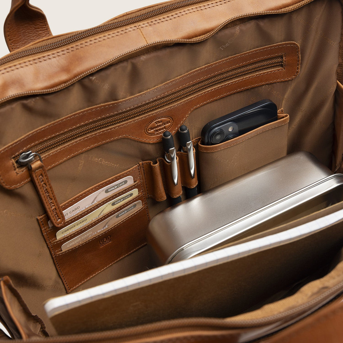 The Chesterfield Brand - Frazer Laptopväska #Färg_Konjak