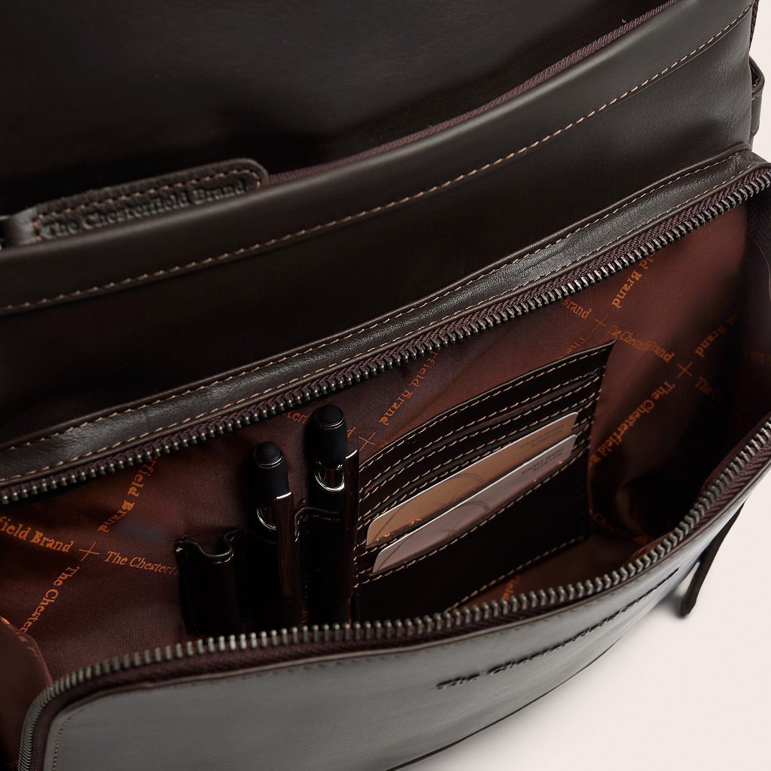 The Chesterfield Brand - Austin Laptopryggsäck #Färg_Brun