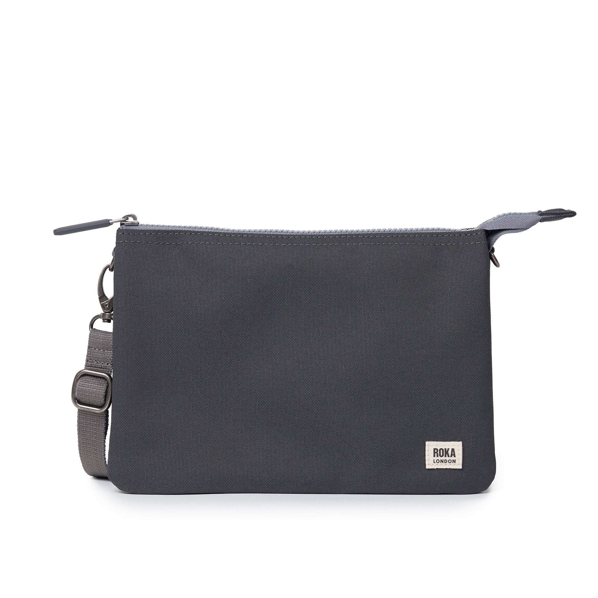 ROKA London - Carnaby XL XL Carnaby crossbody-väska #Färg_Faded_Black