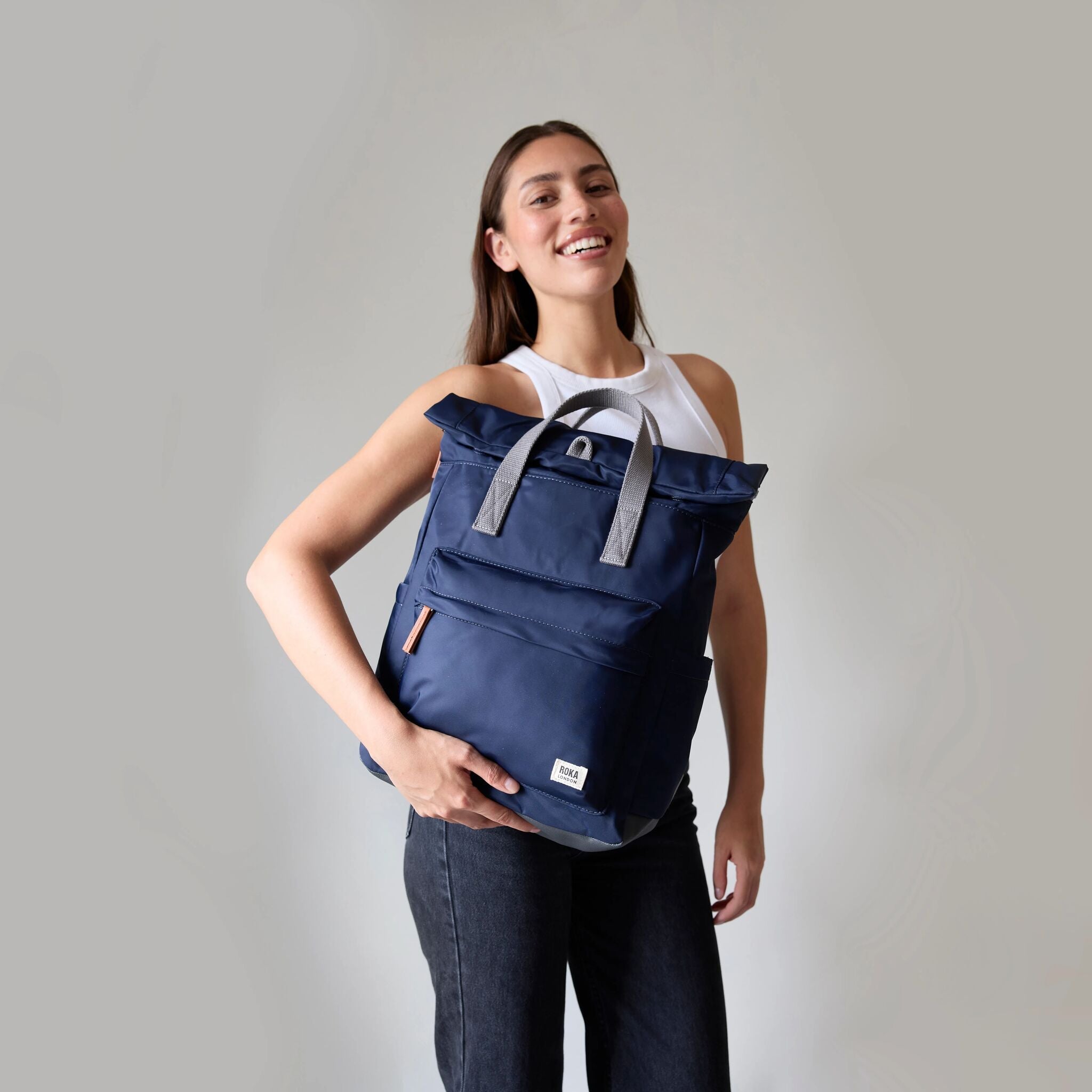 ROKA London - Canfield S rolltop-ryggsäck #Färg_Fresh_Purple
