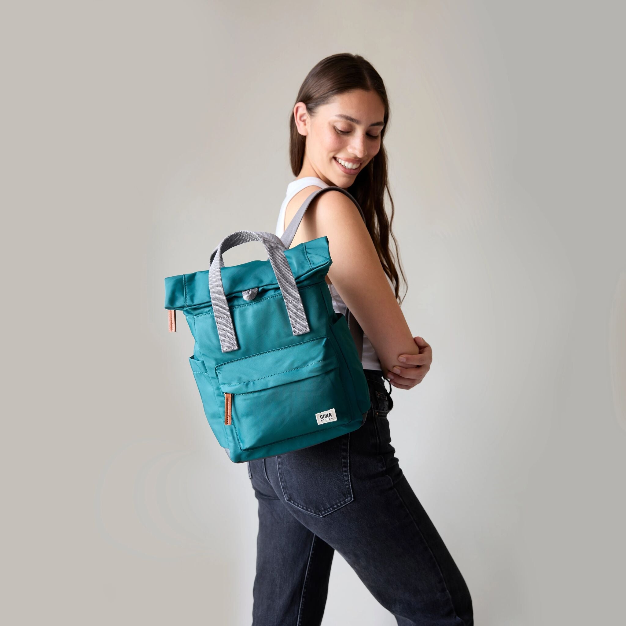 ROKA London - Canfield S rolltop-ryggsäck #Färg_Majestic_Purple