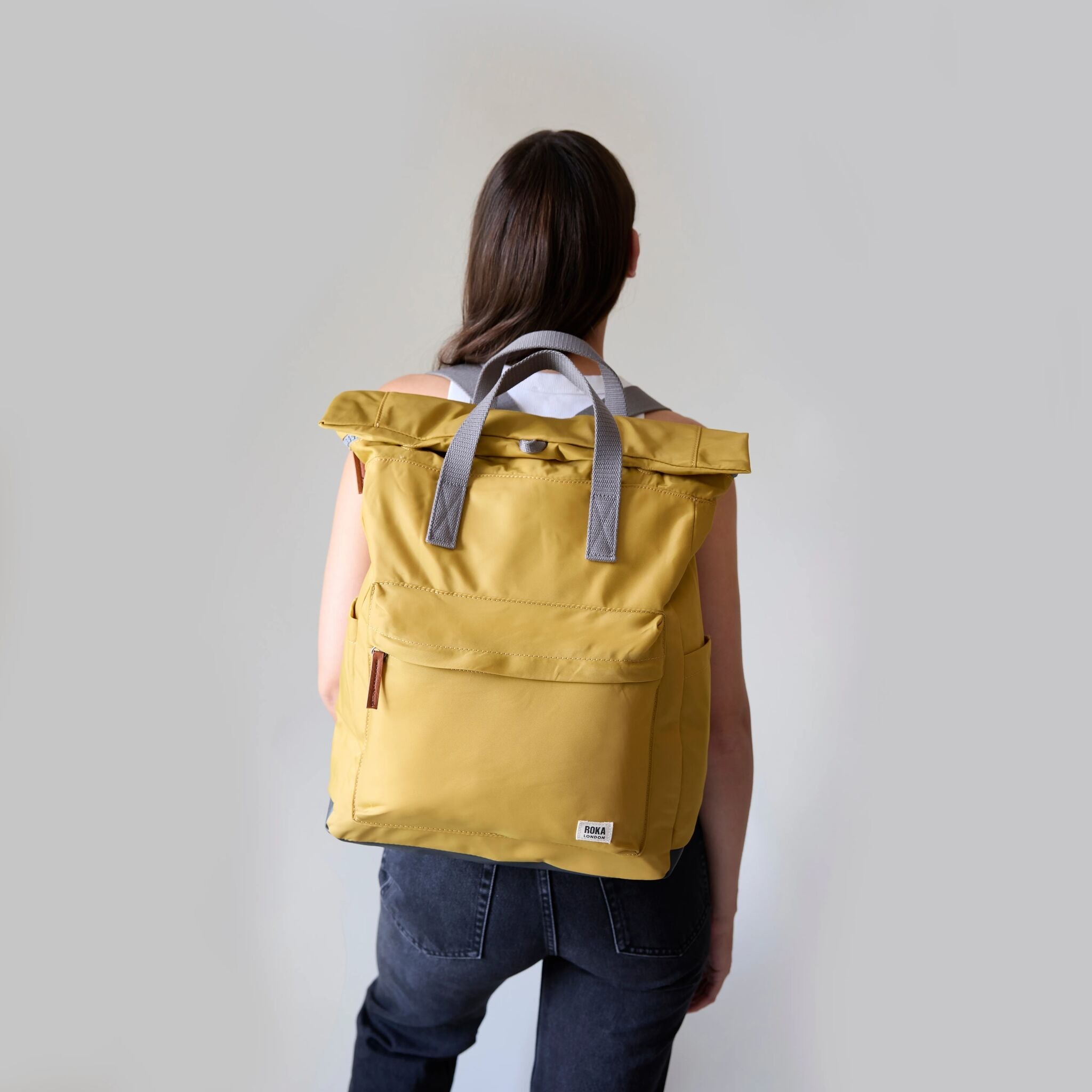 ROKA London - Canfield M rolltop-ryggsäck #Färg_Midnight
