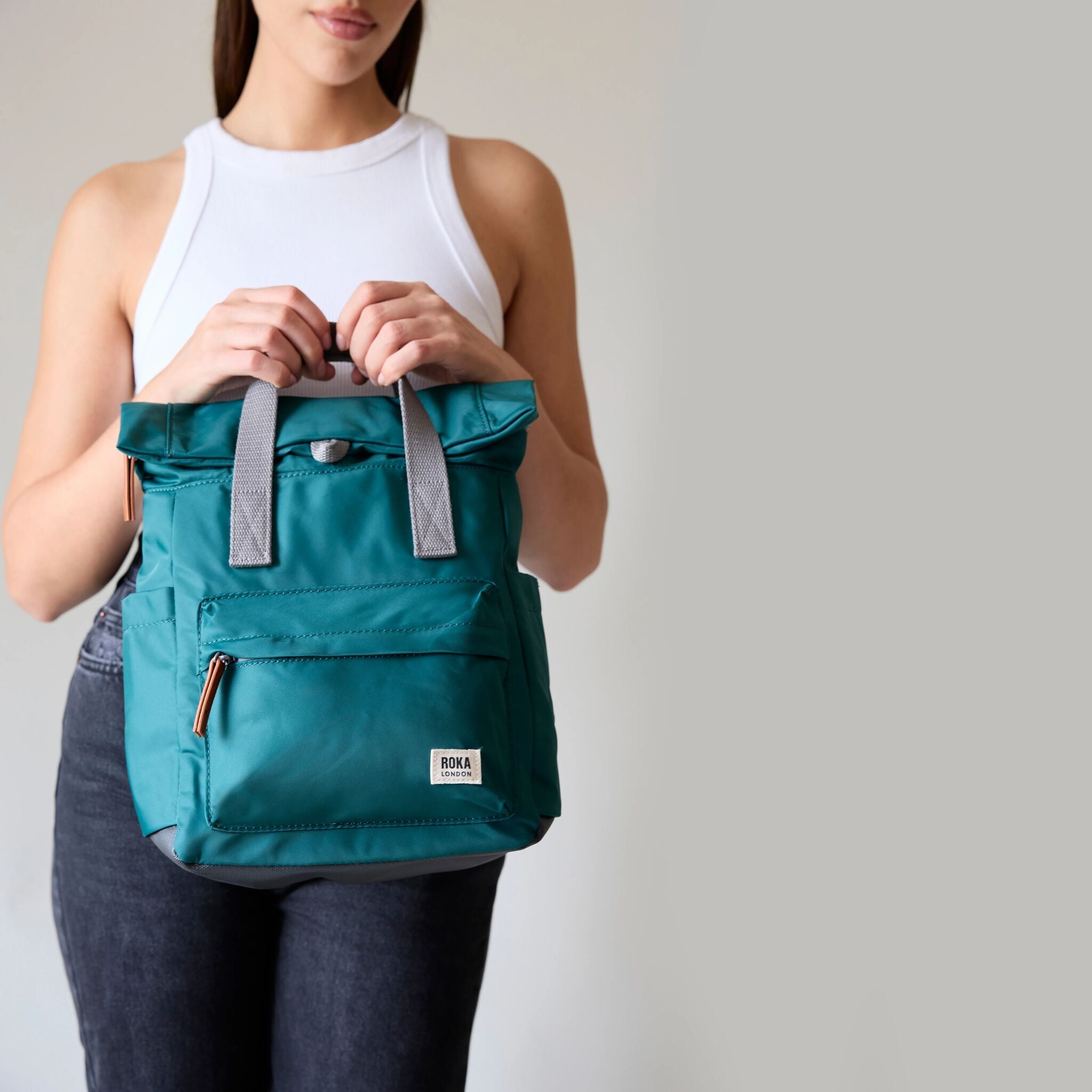ROKA London - Canfield S rolltop-ryggsäck #Färg_Graphite