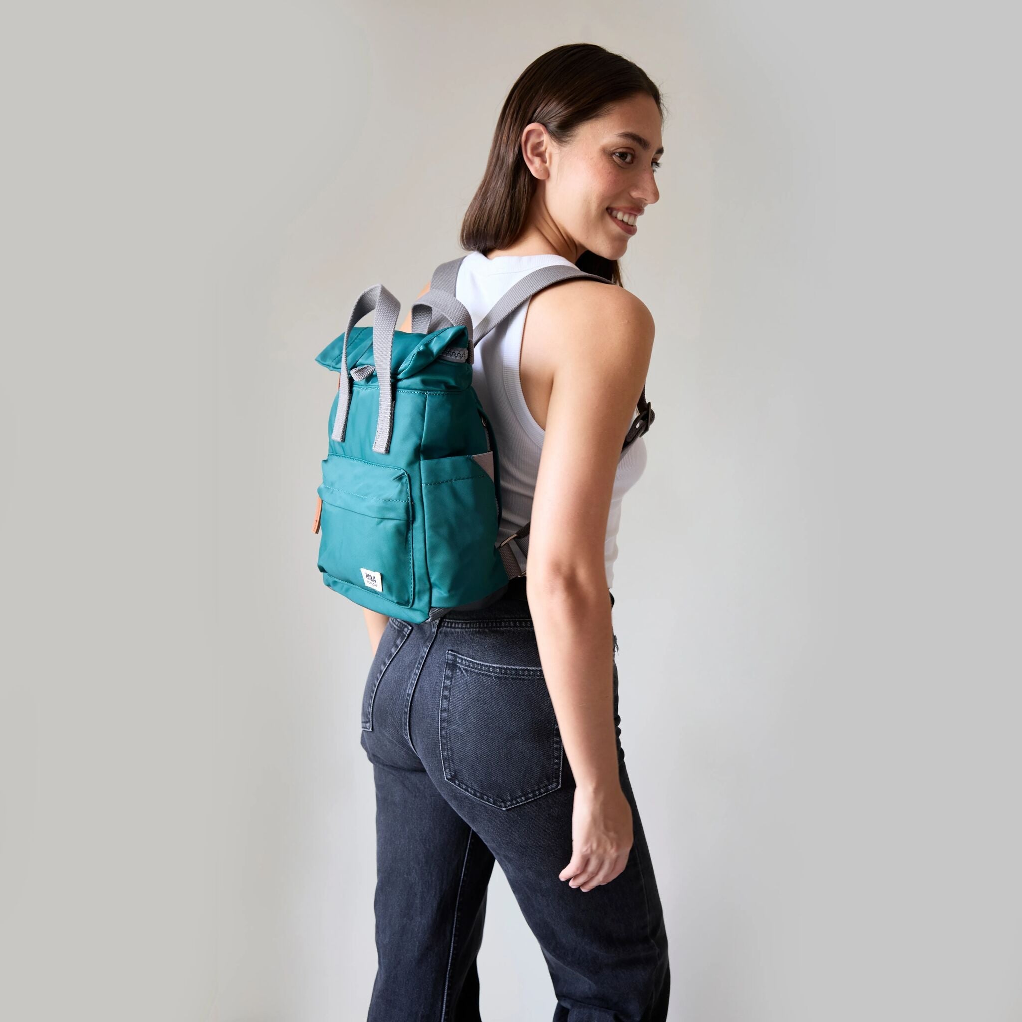 ROKA London - Canfield S rolltop-ryggsäck #Färg_Corn