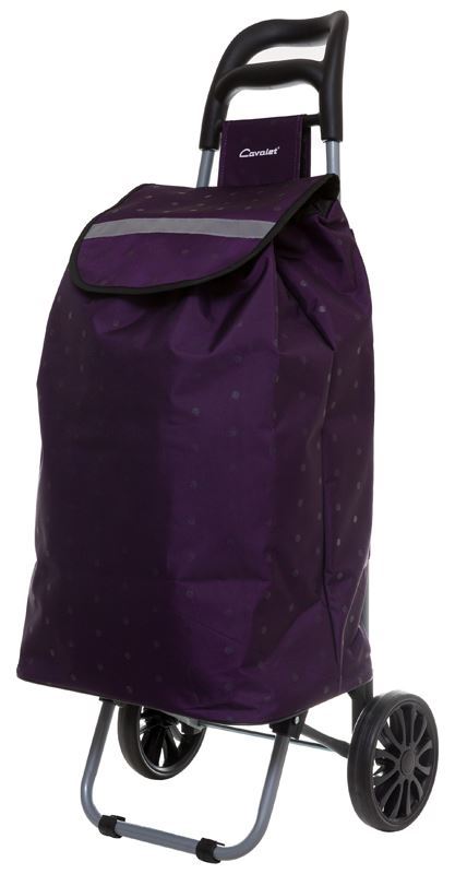 Cavalet DRAMATEN ERGO Lila - 40 liter - Shoppingvagn med 2 hjul - M