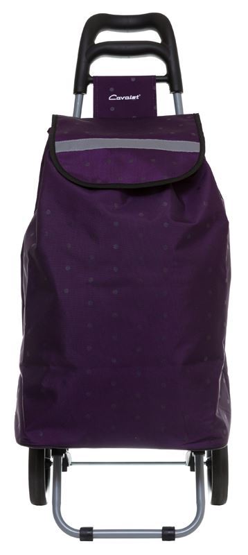 Cavalet DRAMATEN ERGO Lila - 40 liter - Shoppingvagn med 2 hjul - M