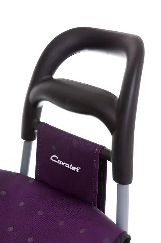 Cavalet DRAMATEN ERGO Lila - 40 liter - Shoppingvagn med 2 hjul - M  lila