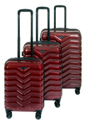 Cavalet SMYGEHUK S+M+L - Resväskor - Trolleyset 3 Delar - Burgundy - SET