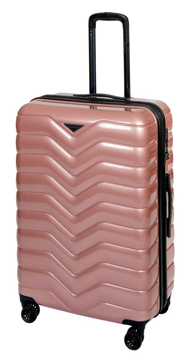 Cavalet SMYGEHUK Stor resväska - 75 cm - 4 Dubbelhjul - Ljusrosa - L