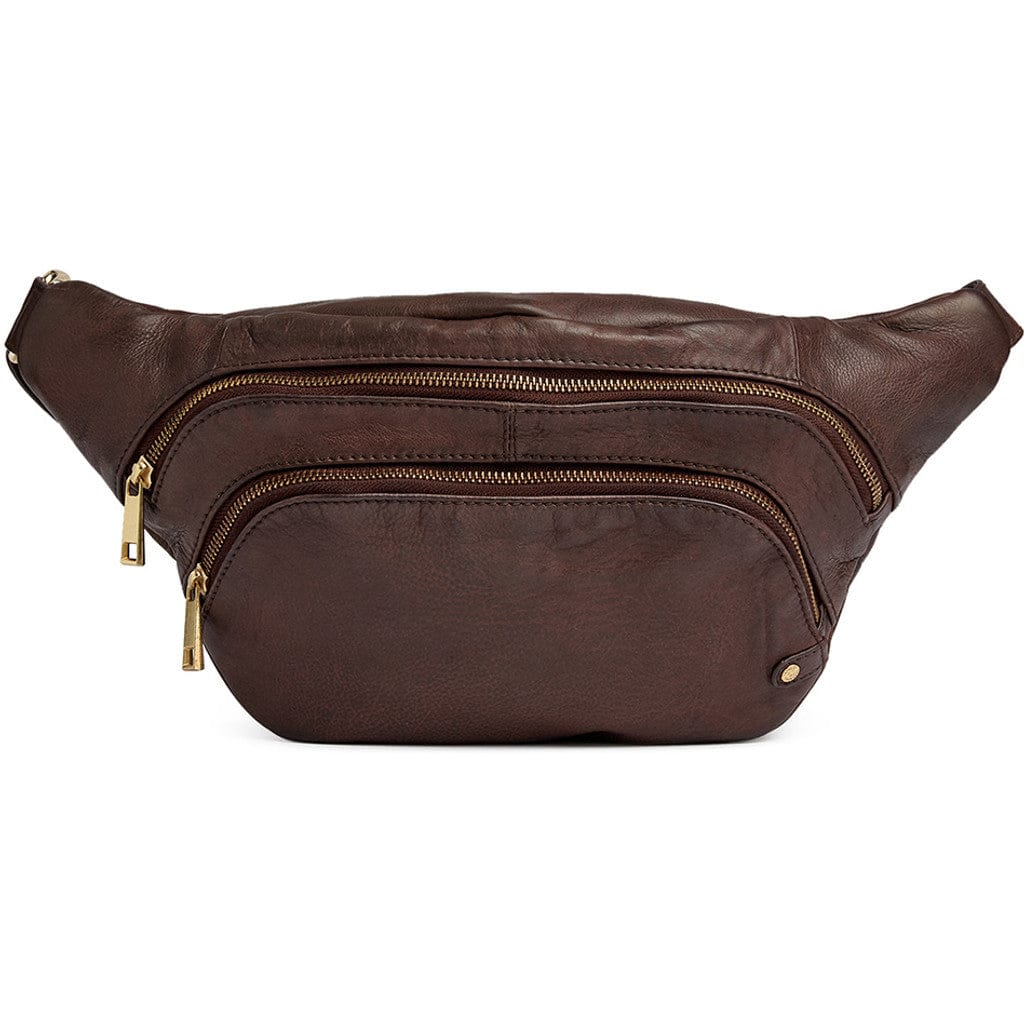 Klassisk Midjeväska 20 CM #Färg_Kaffebrun
