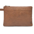 Elegant och Tidlös Kuvertväska 14 CM #Färg_Cognac